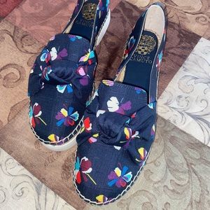 Vince Camuto  slip on espadrille’s shoes size 7 1/2M  Blue Pre-Owned Woman’s
